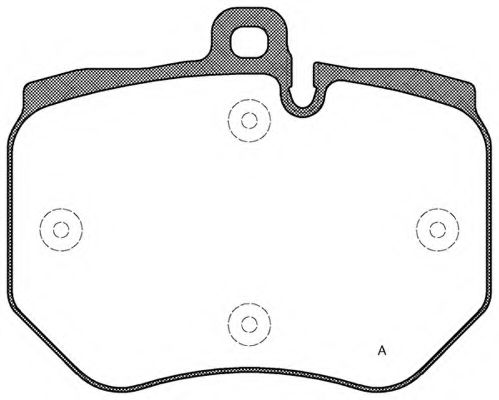 BPA1400.00 set placute frana,frana disc OPEN PARTS 
