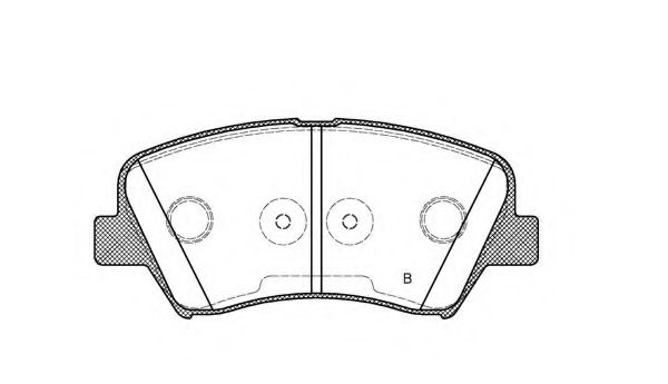 set placute frana,frana disc 2