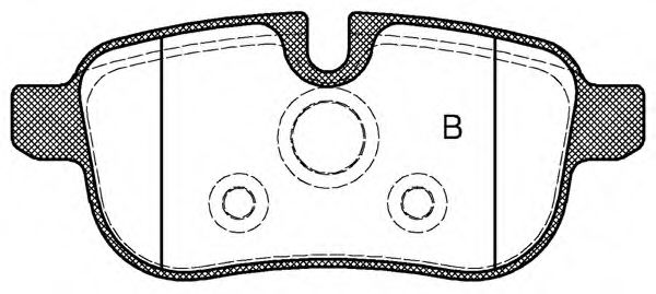set placute frana,frana disc 2