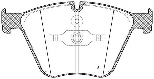 set placute frana,frana disc 2