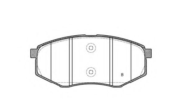 set placute frana,frana disc 2
