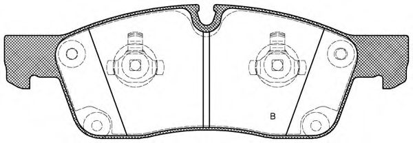 set placute frana,frana disc 2