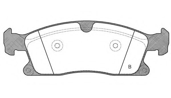 set placute frana,frana disc 2