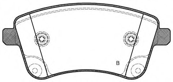 set placute frana,frana disc 2