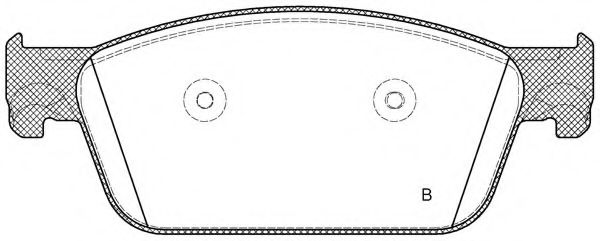 set placute frana,frana disc 2