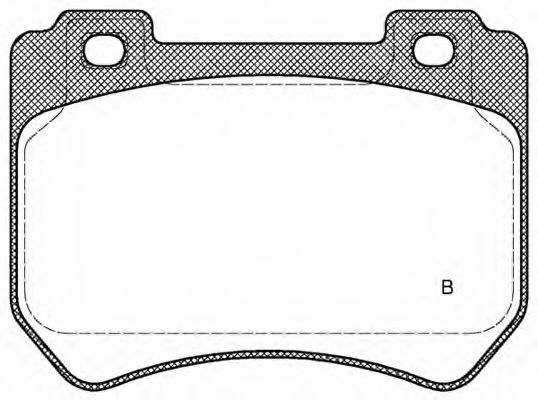 set placute frana,frana disc 2