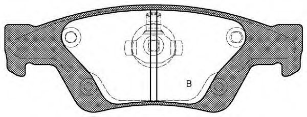 set placute frana,frana disc 2