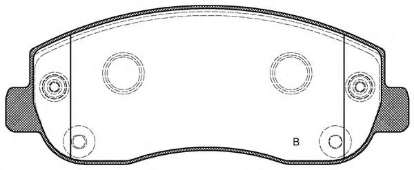 set placute frana,frana disc 2