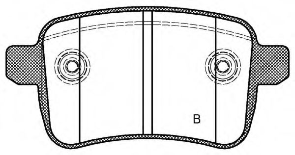 set placute frana,frana disc 2