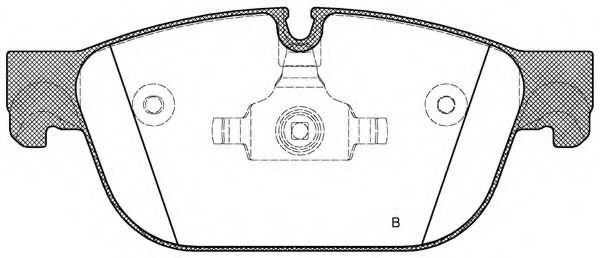 set placute frana,frana disc 2
