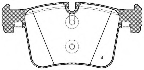 set placute frana,frana disc 2