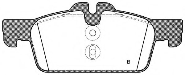set placute frana,frana disc 2