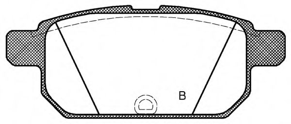 set placute frana,frana disc 2