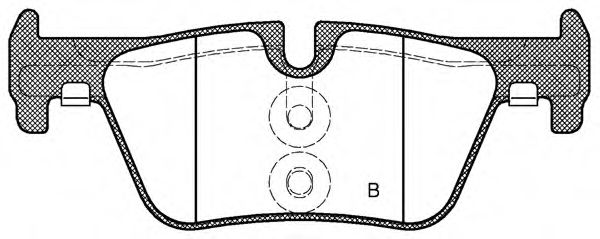 set placute frana,frana disc 2