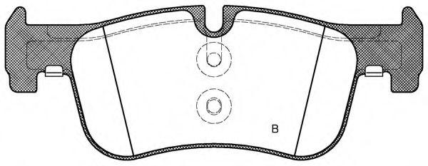 set placute frana,frana disc 2
