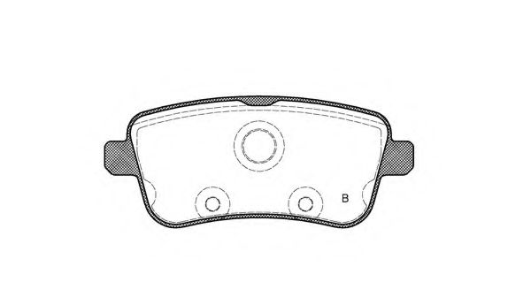 set placute frana,frana disc 2