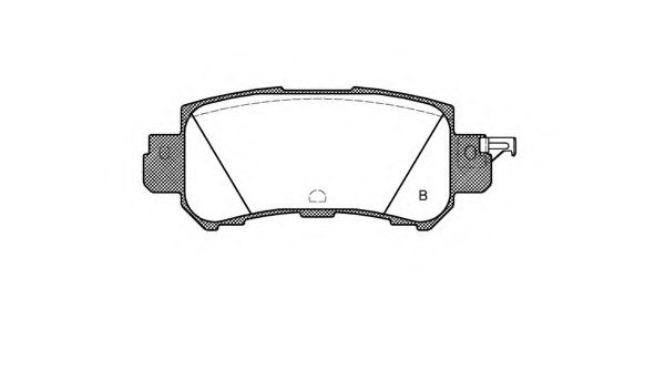 set placute frana,frana disc 2