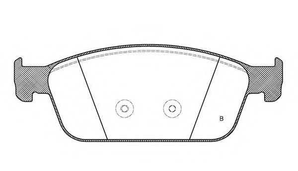 set placute frana,frana disc 2