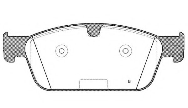 set placute frana,frana disc 2