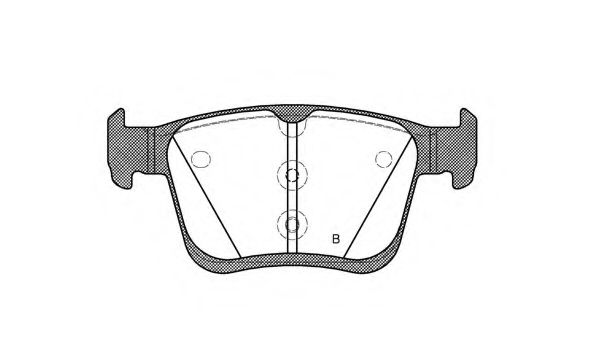 set placute frana,frana disc 2