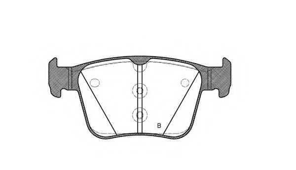 set placute frana,frana disc 2