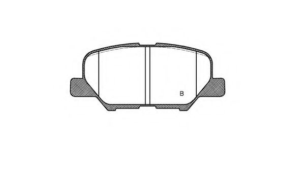 set placute frana,frana disc 2