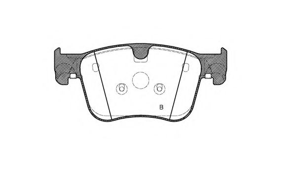 set placute frana,frana disc 2