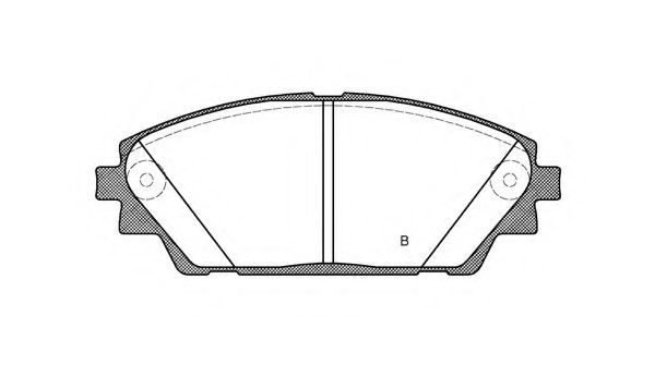 set placute frana,frana disc 2