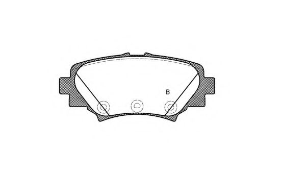 set placute frana,frana disc 2