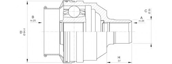 Set articulatie, planetara