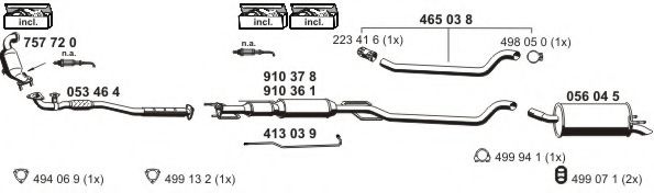 050657 Sistem de esapament ERNST 