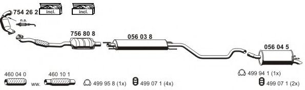050658 Sistem de esapament ERNST 