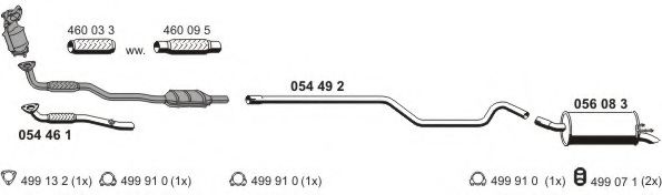 050966 Sistem de esapament ERNST 