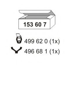 153607 Set montare, toba esapament ERNST 