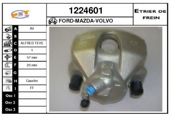 1224601 Etrier frana SNRA 
