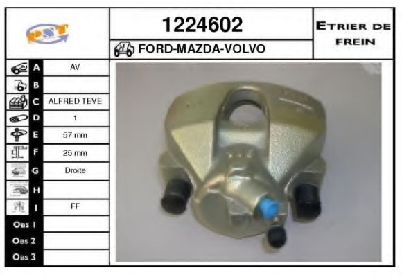 1224602 Etrier frana SNRA 