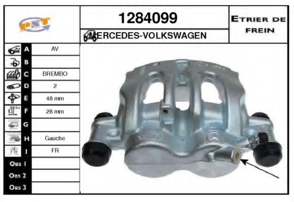 1284099 Etrier frana SNRA 