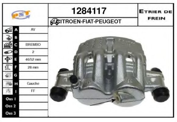 Etrier frana