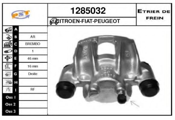 Etrier frana