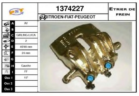 Etrier frana