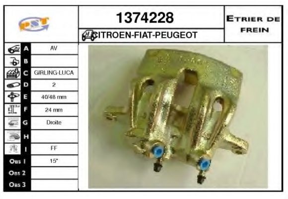 Etrier frana