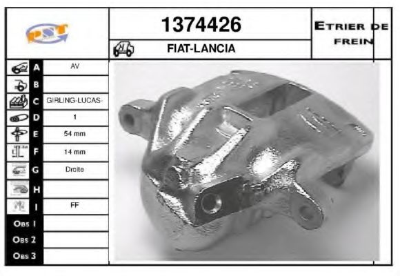 Etrier frana