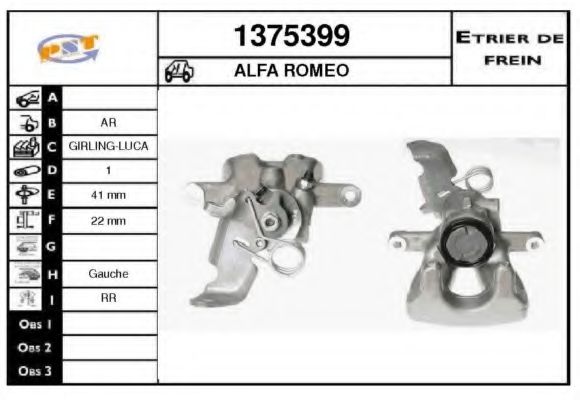 1375399 Etrier frana SNRA 