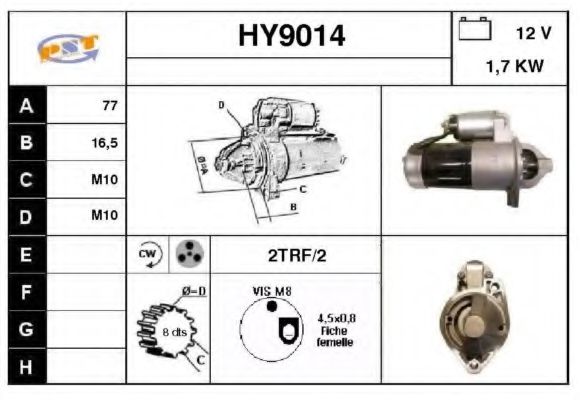 HY9014 starter SNRA 