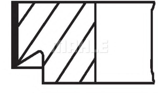 Set segmenti piston 2