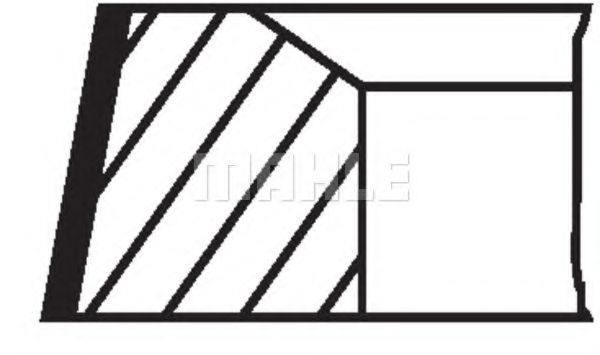 Set segmenti piston 2