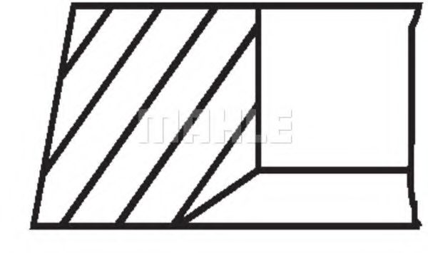 Set segmenti piston 2