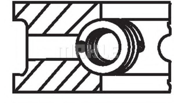 Set segmenti piston 3