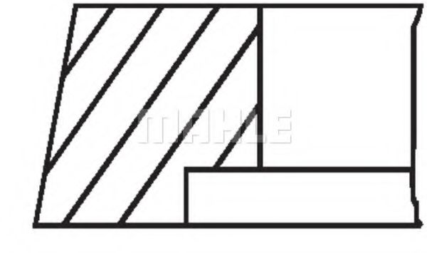Set segmenti piston 2