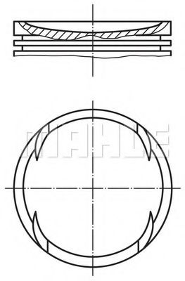 56 00288 MW Piston PERFECT CIRCLE 